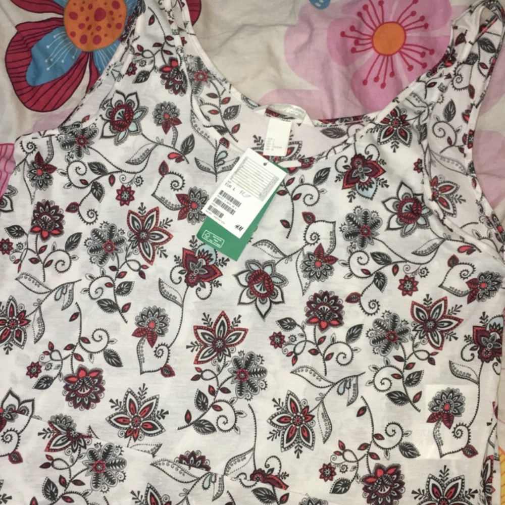NWT H&M Floral tank top